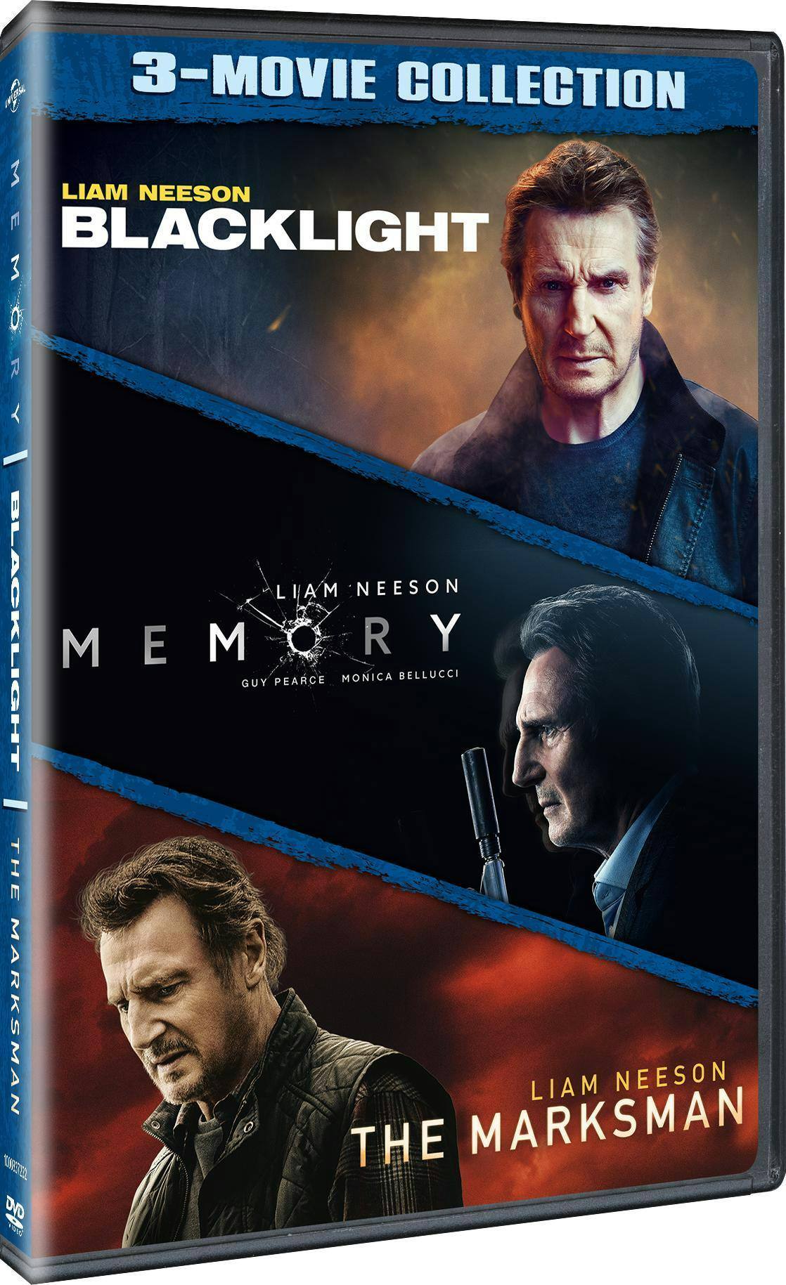 Angle. Blacklight / Memory / The Marksman 3-Movie Collection [DVD].