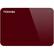 Front. Toshiba - Canvio 2TB External USB 3.0 Portable Hard Drive - Red.