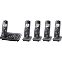 Panasonic - KX-TGE645M DECT 6.0 Expandable Cordless Phone System with Digital Answering System - Left_Zoom