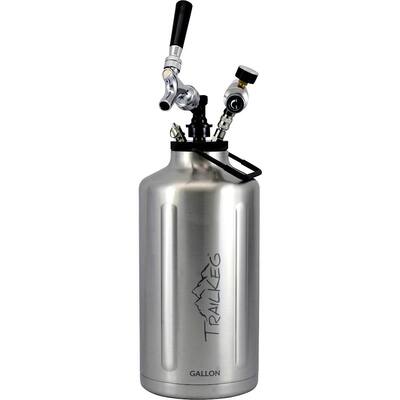 TrailKeg - Gallon Pressurized Beer Growler System - Stainless