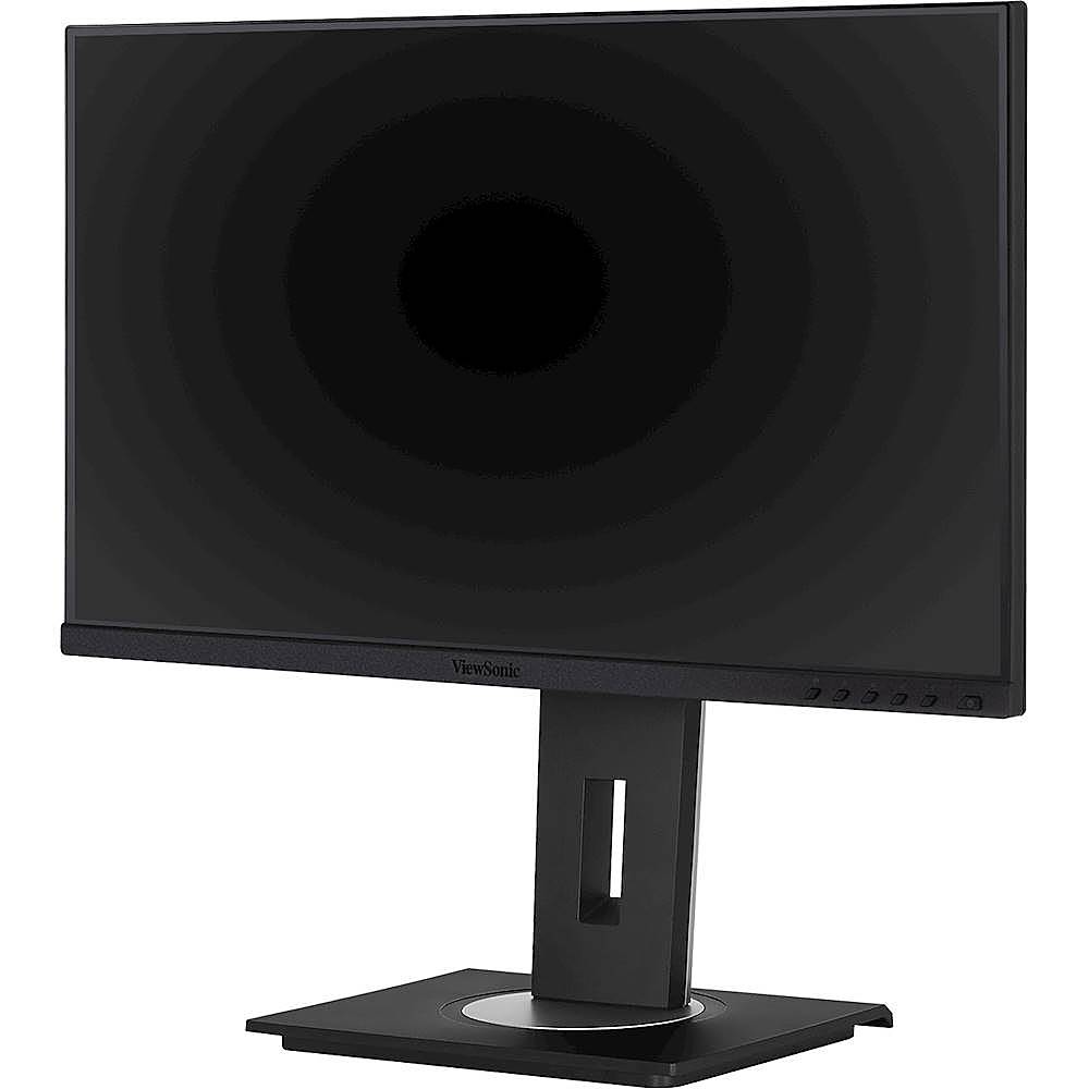 Left View: ViewSonic - VG2755 27" IPS LED FHD Monitor (DisplayPort, Mini DisplayPort, HDMI, USB, VGA) - Black