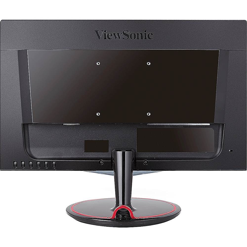 Back View: ViewSonic VG2755-2K 24 Inch IPS 1440p Monitor with USB 3.1 Type C HDMI DisplayPort and 40 Degree Tilt Ergonomics - Black