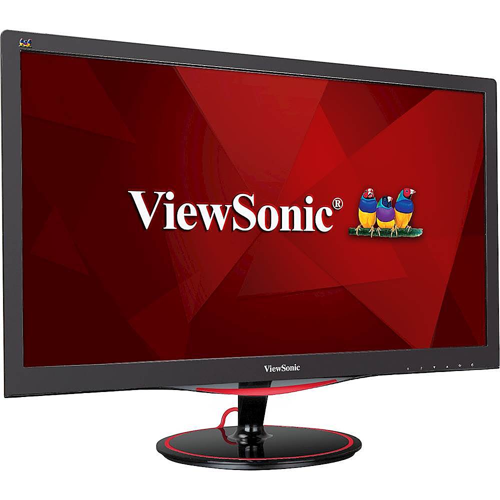 Angle View: ViewSonic VX2458-MHD 24" 1080p 1ms 144Hz Gaming - Black/Red