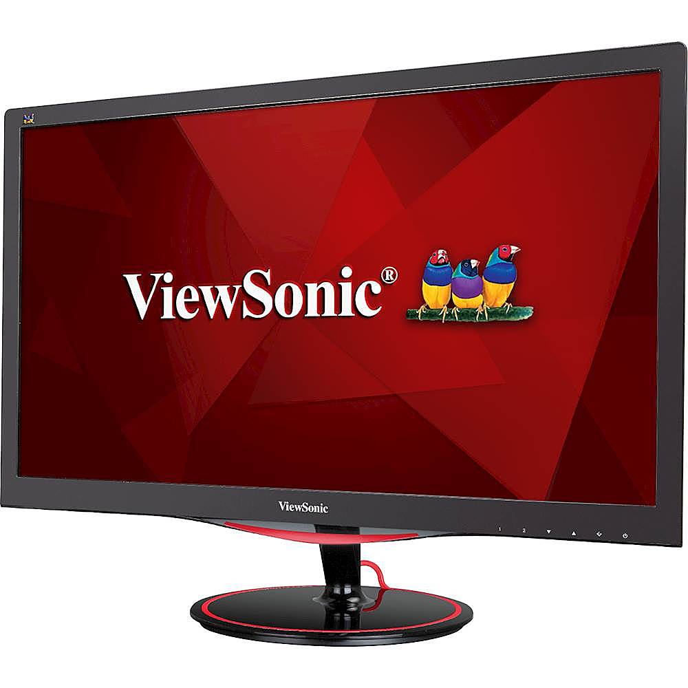 Left View: ViewSonic VX2458-MHD 24" 1080p 1ms 144Hz Gaming - Black/Red