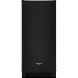 Whirlpool - 15" 29-Lb. Freestanding Icemaker - Black