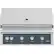 Angle. Hestan - Gas Grill - Pacific Fog.