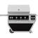 Angle. Hestan - Deluxe Gas Grill - Stealth.