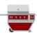 Angle. Hestan - Deluxe Gas Grill - Matador.