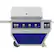 Angle. Hestan - Deluxe Gas Grill - Prince.