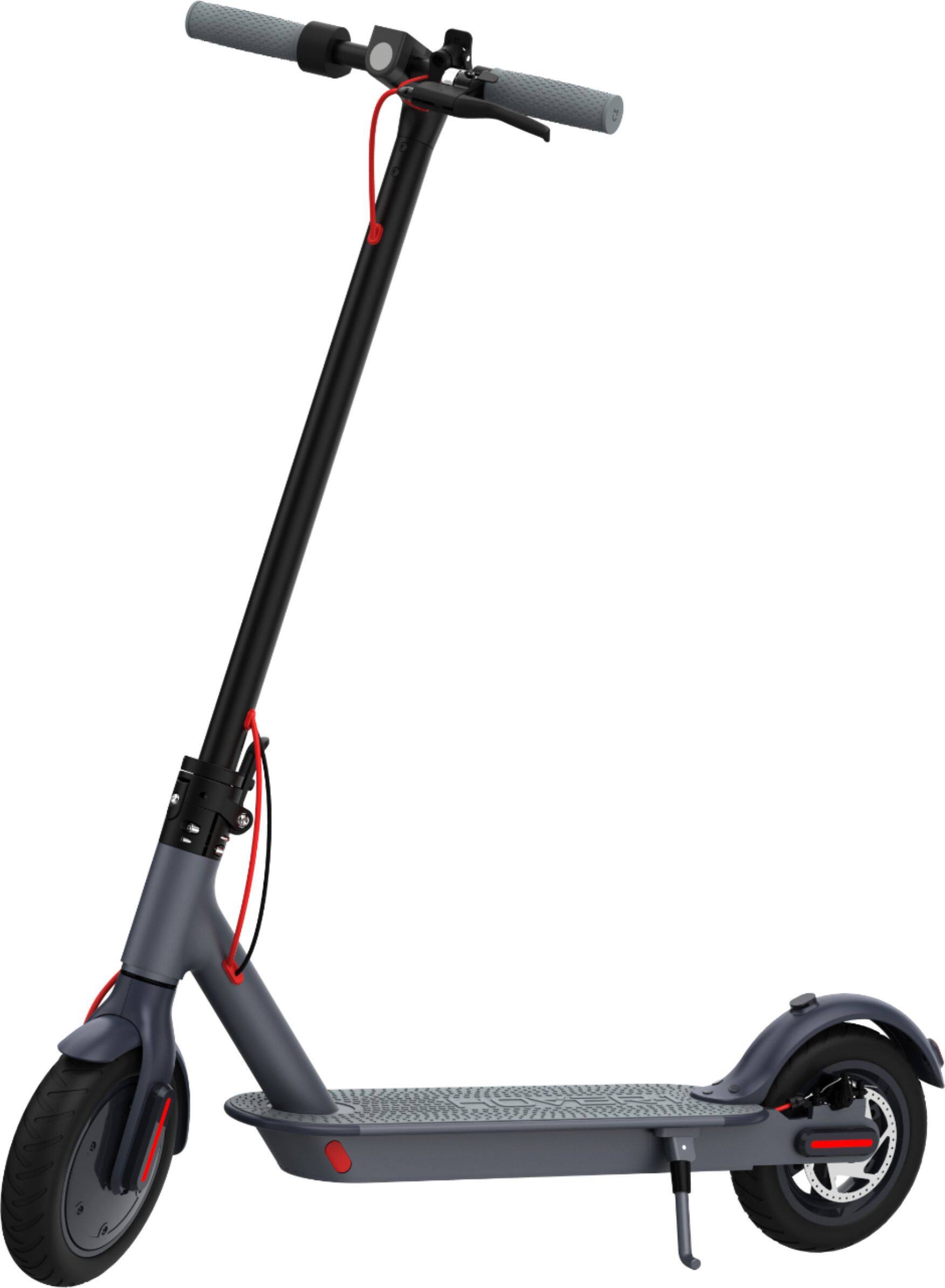 Alt View 12. Hover-1 - Journey Foldable Electric Scooter w/16 mi Max Operating Range & 14 mph Max Speed - Black.