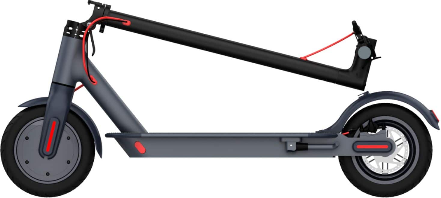 Alt View 15. Hover-1 - Journey Foldable Electric Scooter w/16 mi Max Operating Range & 14 mph Max Speed - Black.