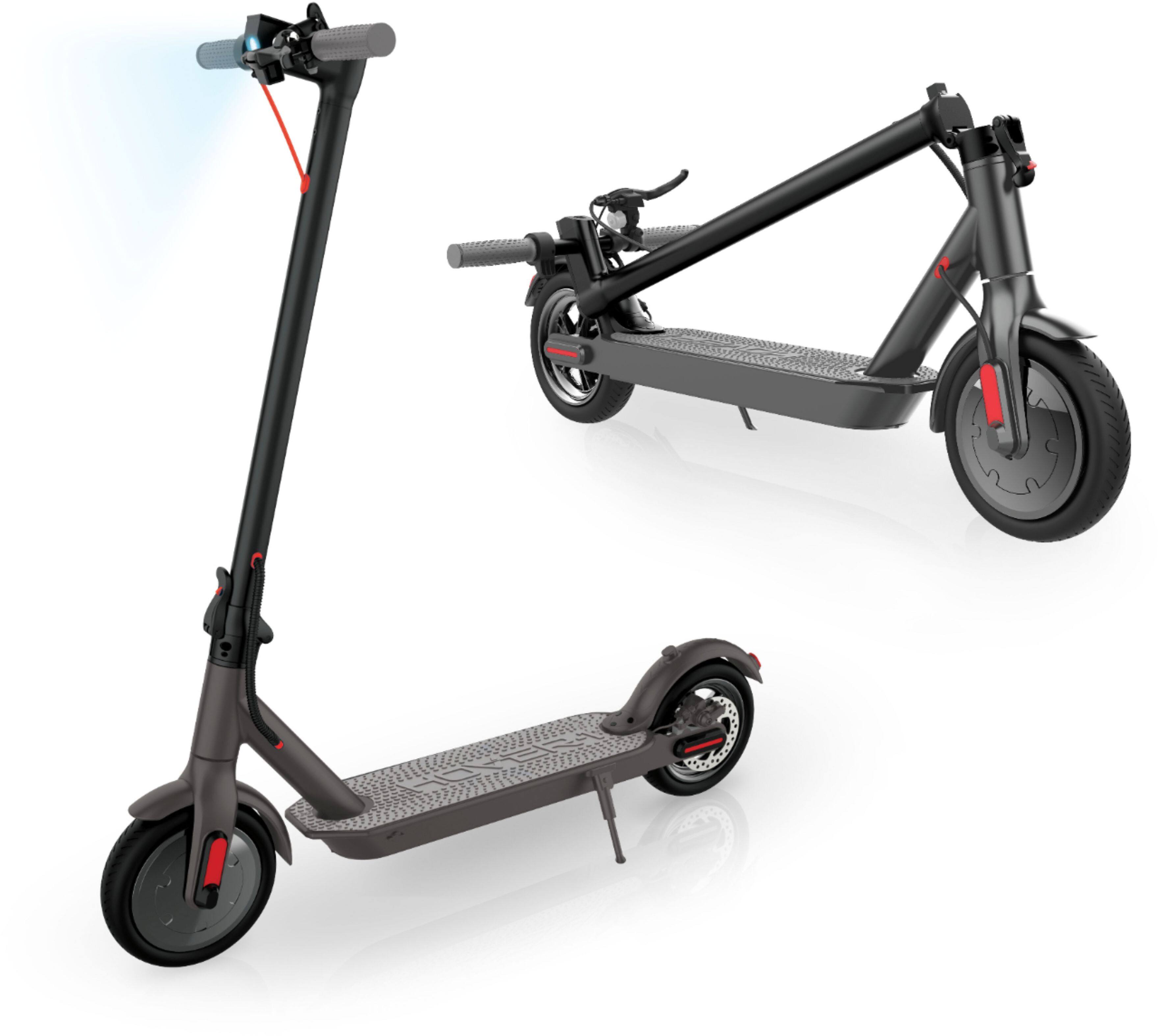 Alt View 17. Hover-1 - Journey Foldable Electric Scooter w/16 mi Max Operating Range & 14 mph Max Speed - Black.