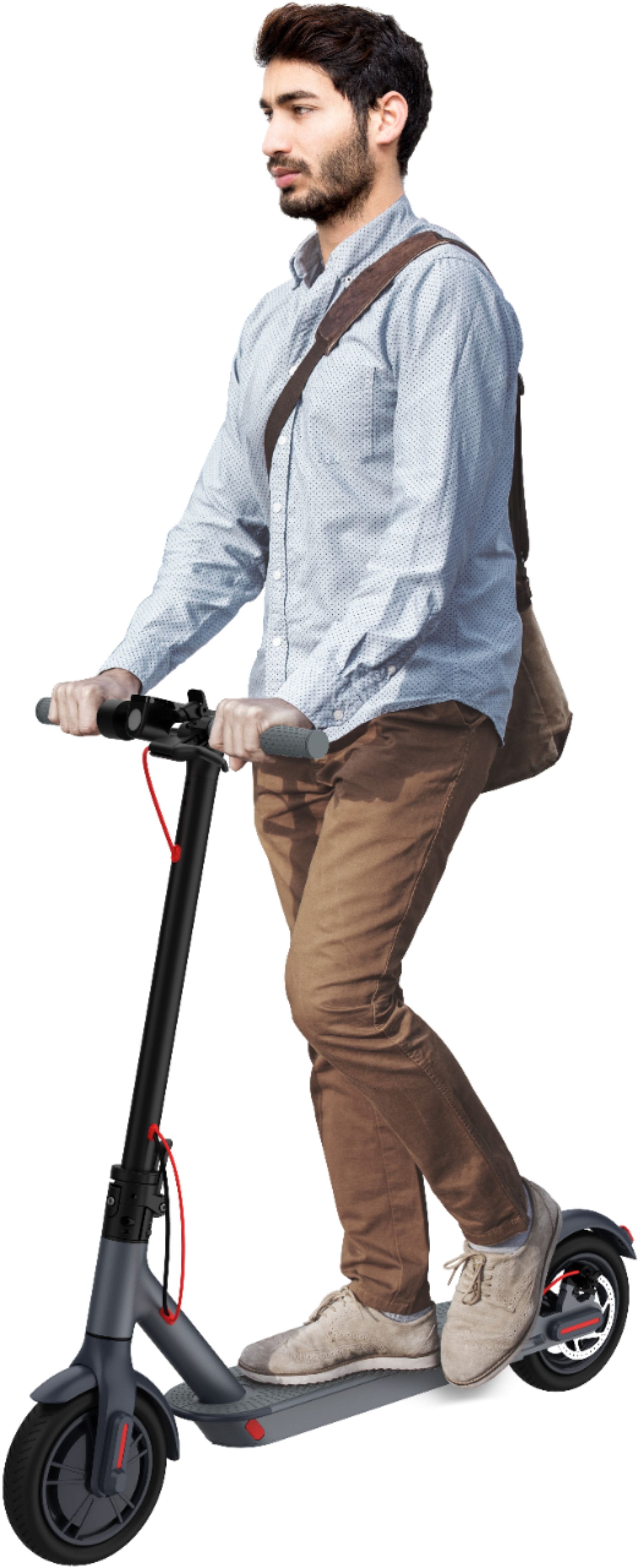 Alt View 22. Hover-1 - Journey Foldable Electric Scooter w/16 mi Max Operating Range & 14 mph Max Speed - Black.