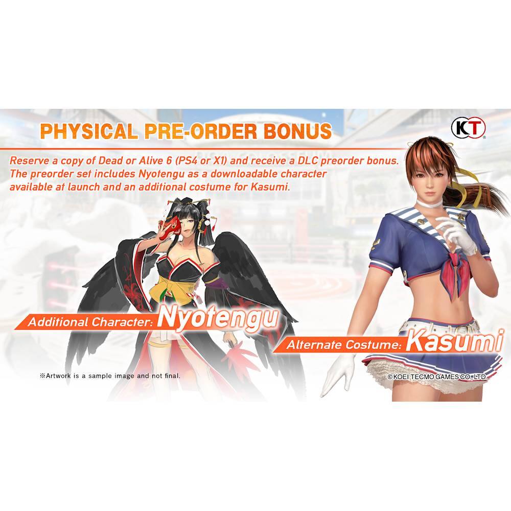 Front. Koei Tecmo - Dead or Alive 6 - Pre-Order Bonus.
