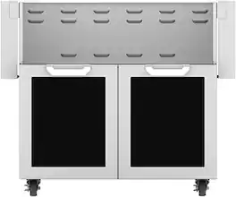 Hestan - Double-Door Tower Cart for 30" Gas Grills - Stealth