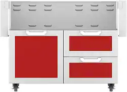 Hestan - Double Drawer and Door Tower Cart for 42" Gas Grills - Matador - Angle_Zoom