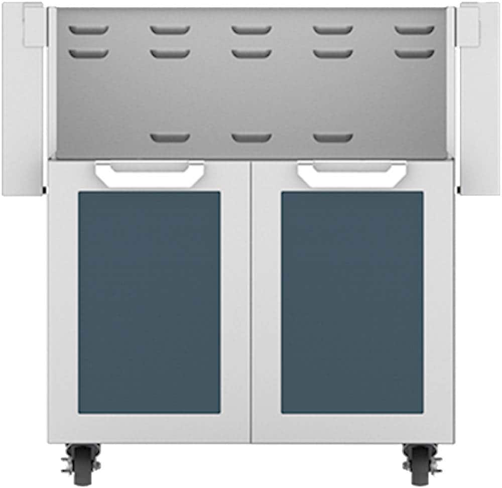 Hestan - Double-Door Tower Cart for 30" Gas Grills - Pacific Fog - Angle_Zoom