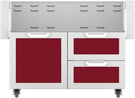 Hestan - Double Drawer and Door Tower Cart for 42" Gas Grills - Tin Roof