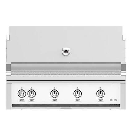 Angle. Hestan - G_BR Series 42" Built-In Gas Grill - Froth.