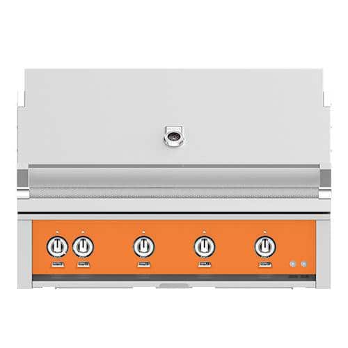 Angle. Hestan - G_BR Series 42" Built-In Gas Grill - Citra.