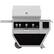 Angle. Hestan - Deluxe Gas Grill - Stealth.
