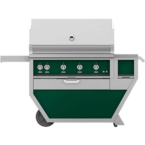 Angle View: Hestan - Deluxe Gas Grill - Grove