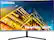 Front. Samsung - 32” ViewFinity UR590 UHD Monitor - Dark Blue Gray.