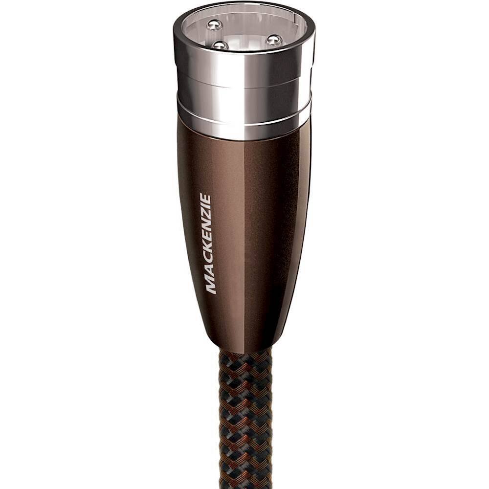 Alt View 15. AudioQuest - Mackenzie 1.64' XLR Cable (2-Pack) - Black/Brown Braid.