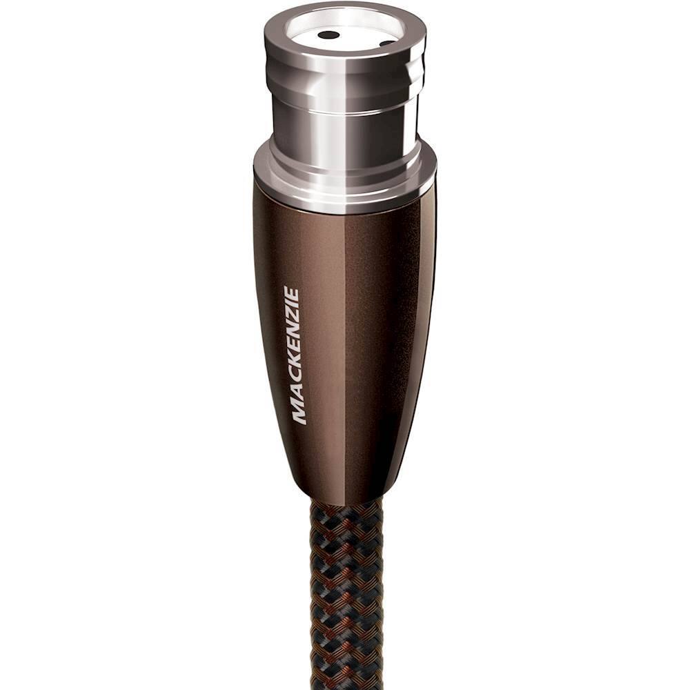 Alt View 16. AudioQuest - Mackenzie 1.64' XLR Cable (2-Pack) - Black/Brown Braid.
