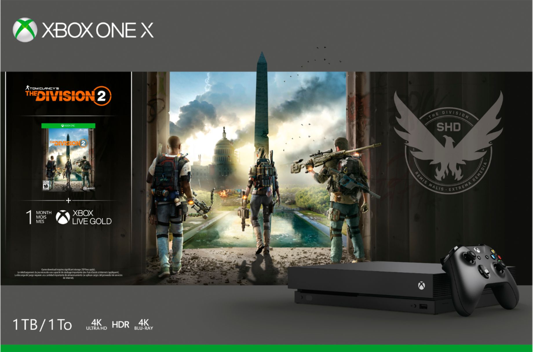 the division 2 xbox one x