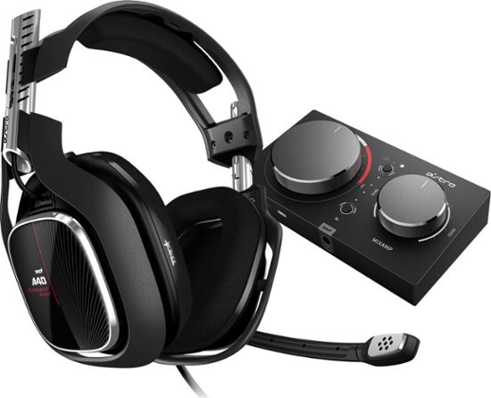 Astro Gaming - A40 TR Wired Stereo Gaming Headset for Xbox Series X|S, Xbox One and PC with MixAmp Pro TR Controller - Black