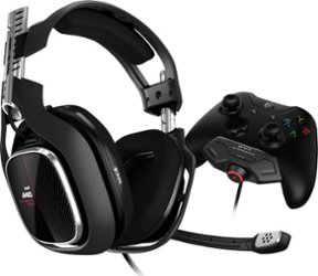 Astro Gaming - A40 TR Wired Stereo Over-the-EarGaming Headset for Xbox Series X|S, Xbox One, and PC with MixAmp M80 Controller - Black - Angle_Zoom