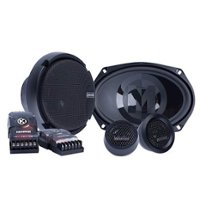Memphis Car Audio - Power Reference 6" x 9" 2-Way Car Speakers with Polypropylene Cones (Pair) - Black - Front_Zoom