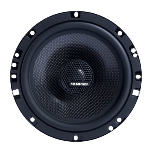 Memphis Car Audio - 6-3/4" 2-Way Car Speakers with Carbon Fiber Cones (Pair) - Black
