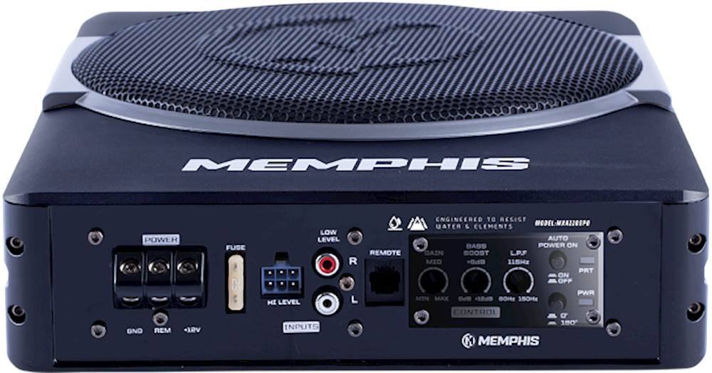 Best Buy Memphis Car Audio Xtreme Marine Nanoboxx 10" 2Ohm Subwoofer