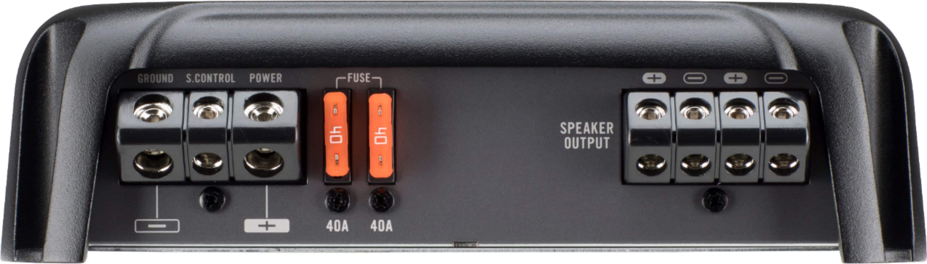 Back. Pioneer - 1-Channel Class D Mono Amplifier - Black.