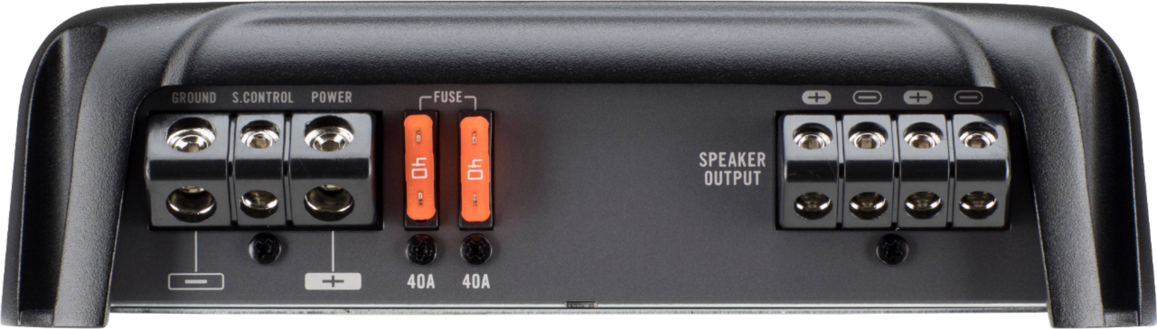 Back. Pioneer - 1-Channel Class D Mono Amplifier - Black.