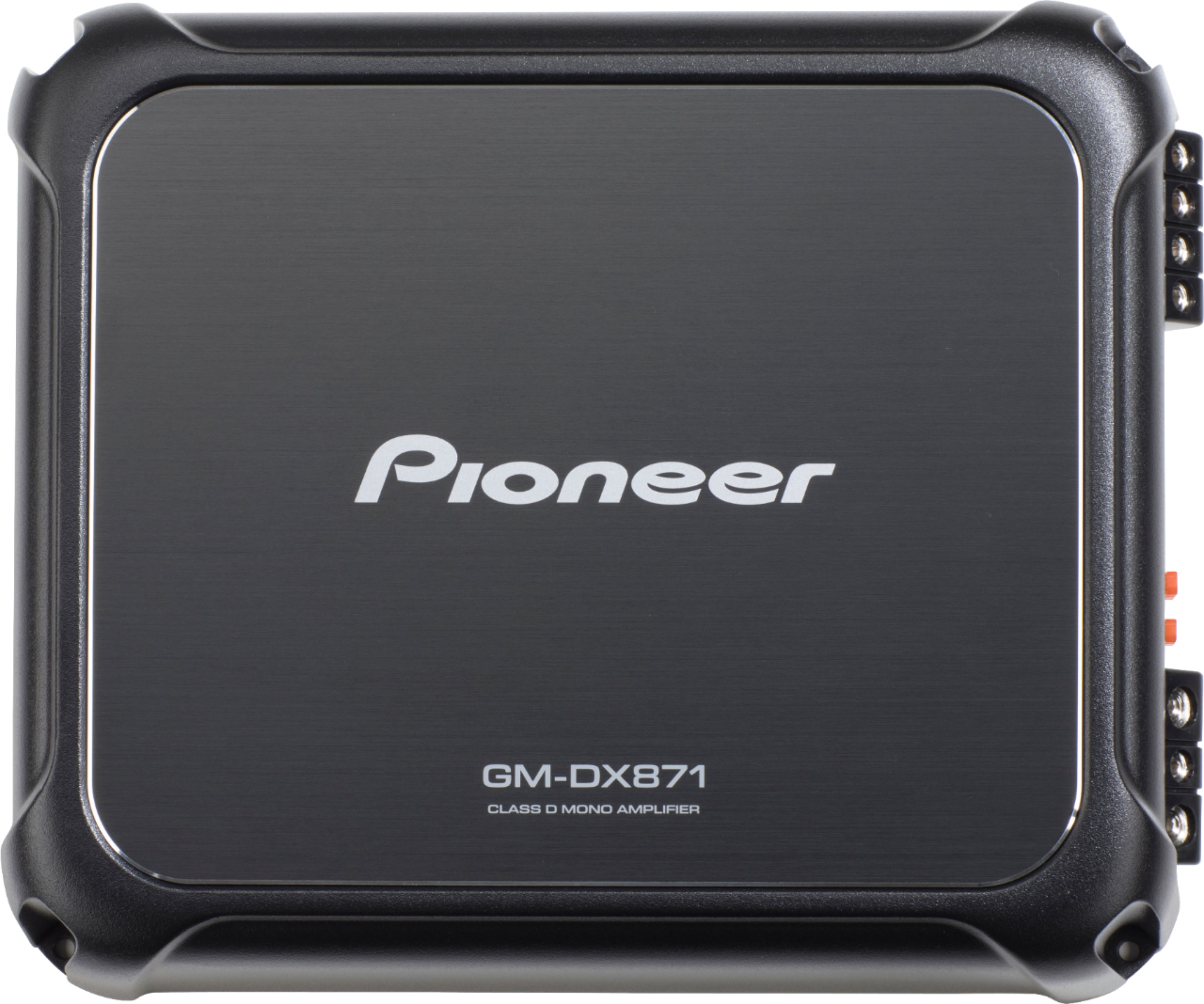Left View: Pioneer - 1-Channel Class D Mono Amplifier - Black