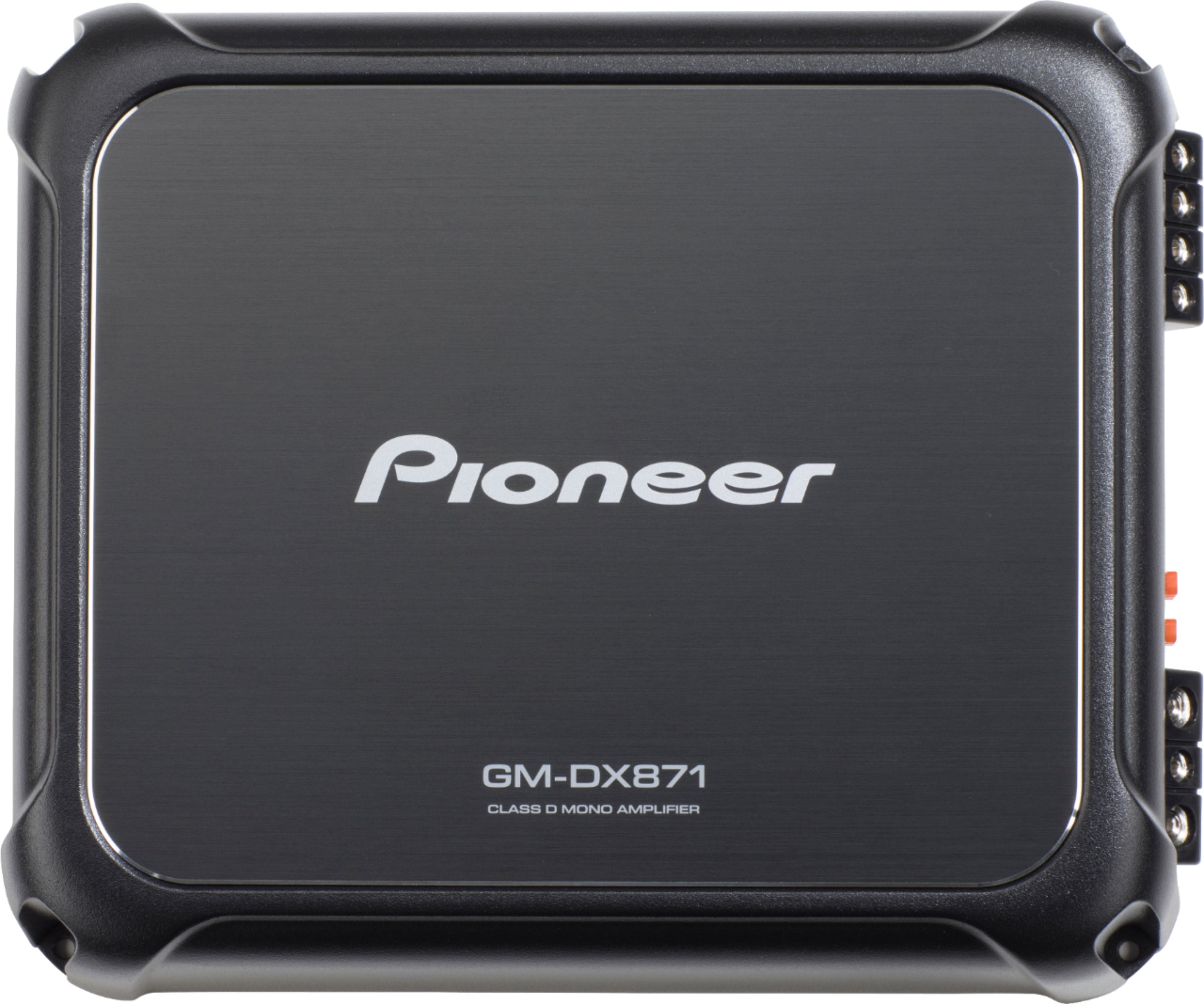 Left. Pioneer - 1-Channel Class D Mono Amplifier - Black.