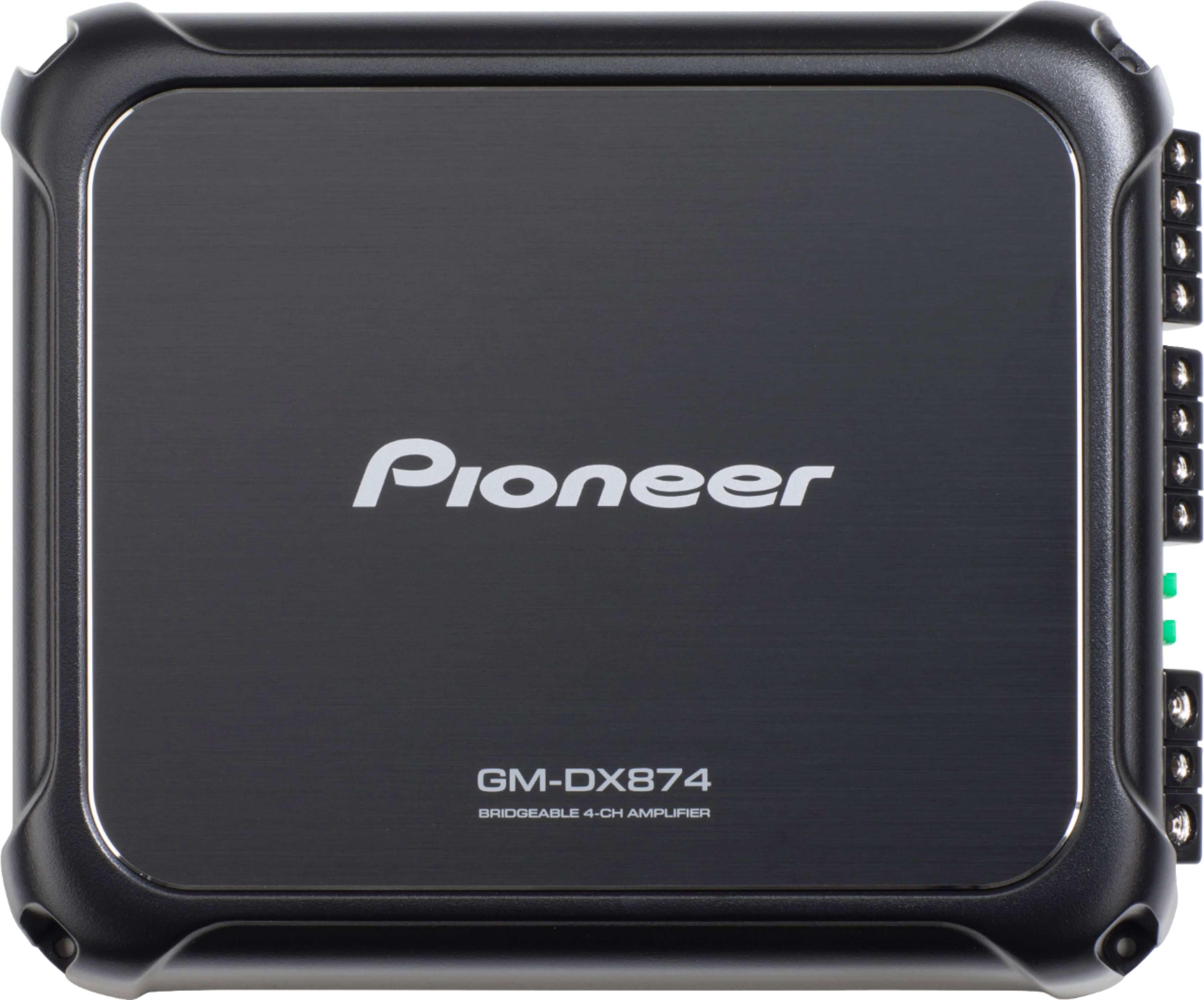 visie Negen welvaart Pioneer 4-Channel Class D Amplifier Black GM-DX874 - Best Buy