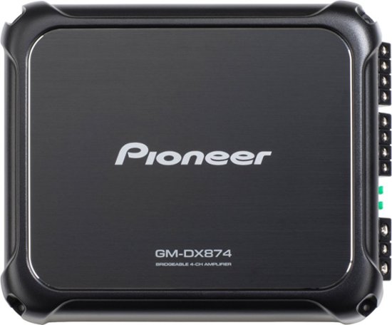 Front Zoom. Pioneer - 4-Channel - Class D, 1200w Max Power - Amplifier - Black.