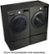 Alt View 12. LG - 4.5 Cu. Ft. High-Efficiency Stackable Smart Front Load Washer with Steam and TurboWash 360 Technology - Black Steel.