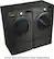Alt View 12. LG - 4.5 Cu. Ft. High-Efficiency Stackable Smart Front Load Washer with Steam and TurboWash 360 Technology - Black Steel.