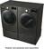 Alt View 15. LG - 7.4 Cu. Ft. Stackable Smart Electric Dryer with Steam and Sensor Dry - Black Steel.