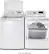 Alt View 16. LG - 5.0 Cu. Ft. High-Efficiency Smart Top Load Washer with TurboWash3D Technology - White.