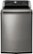 Front Zoom. LG - 5.0 Cu. Ft. High-Efficiency Smart Top-Load Washer with TurboWash3D Technology - Graphite steel.