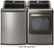 Alt View Zoom 15. LG - 5.0 Cu. Ft. High-Efficiency Smart Top-Load Washer with TurboWash3D Technology - Graphite steel.
