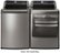Alt View Zoom 17. LG - 5.0 Cu. Ft. High-Efficiency Smart Top-Load Washer with TurboWash3D Technology - Graphite steel.