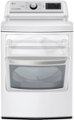 Alt View Zoom 11. LG - 7.3 Cu. Ft. Smart Electric Dryer with Sensor Dry - White.