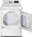 Alt View 12. LG - 7.3 Cu. Ft. Smart Electric Dryer with Sensor Dry - White.